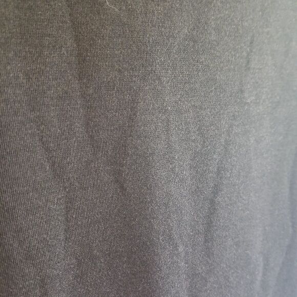 Vintage 90s Ann Mali Pull On Knit Maxi Skirt Size Small Gray Slit Whimsigoth - Picture 9 of 10